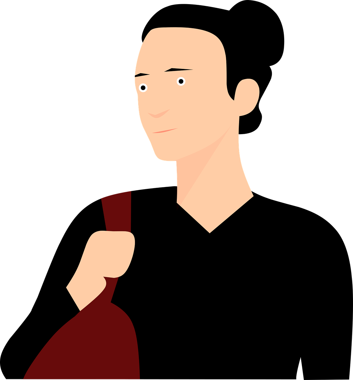vector-image-torso-and-head-of-men